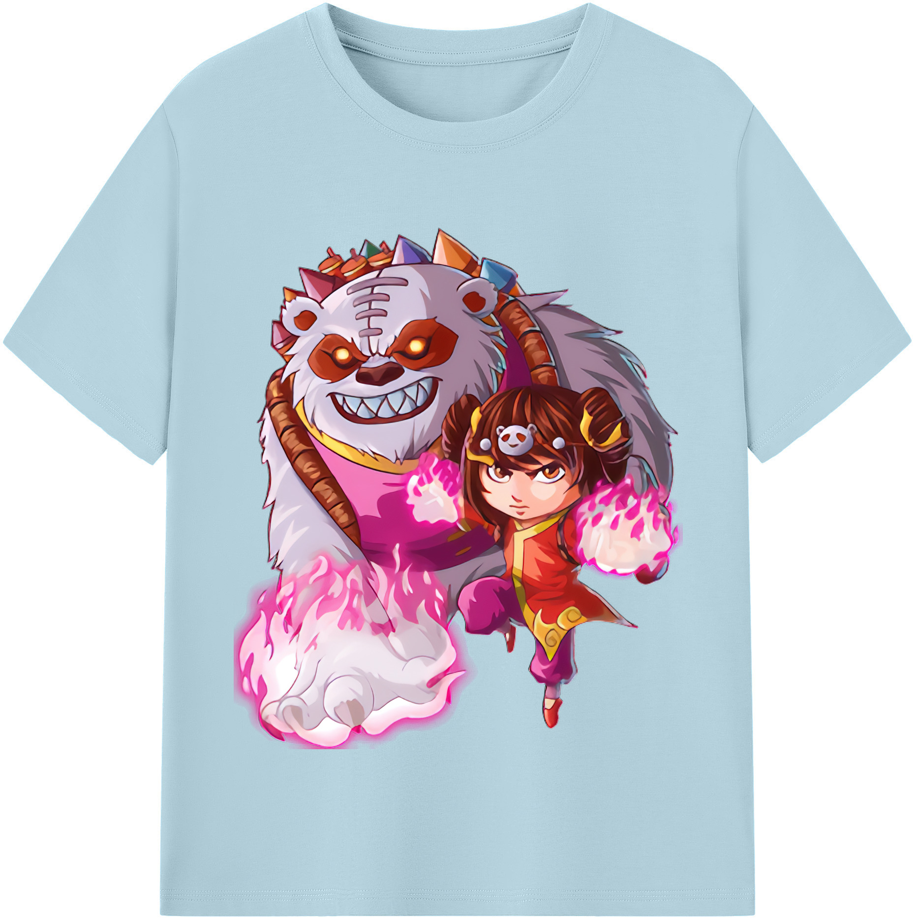 リーグ・オブ・レジェンド League of Legends LOL 綿100％半袖Tシャツ（フロントプリント）